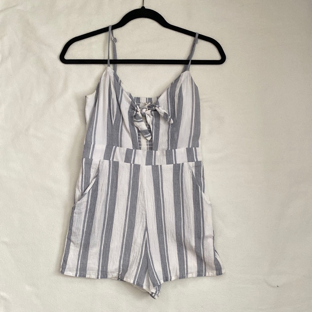 Sky and Sparrow Romper with pockets